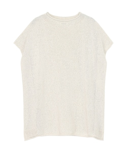 Plantation（プランテーション）の「ROUGH PAPER / ニットベスト / (O)（ベスト・レディース・オフホワイト/イエロー/ダークグレー・M size/L size）」の8枚目の写真