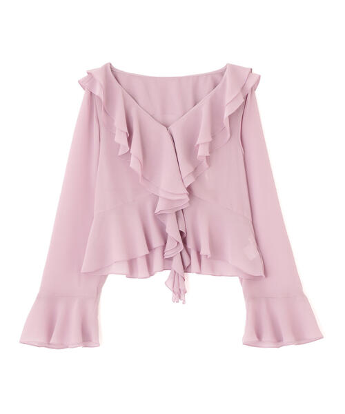 PROPORTION BODY DRESSING（プロポーションボディドレッシング）の「ラッフルシフォン / 1215110300（シャツ/ブラウス・レディース・ホワイト/ピンク/ブルー・SMALL/MEDIUM）」の18枚目の写真