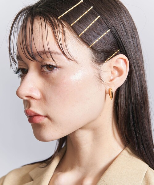 LAPUIS（ラピュイ）の「＜LAPUIS＞Plump Heart ピアス（ピアス（両耳用）・レディース・シルバー/ゴールド・FREE）」の11枚目の写真