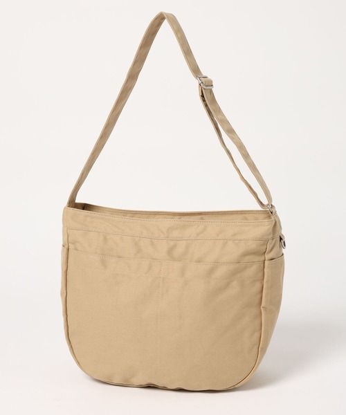 GLOBAL WORK（グローバルワーク）の「2WAYキャンバスZIPショルダー/288513（ショルダーバッグ・メンズ・ベージュ/ブラック/アイボリー・FREE）」の6枚目の写真