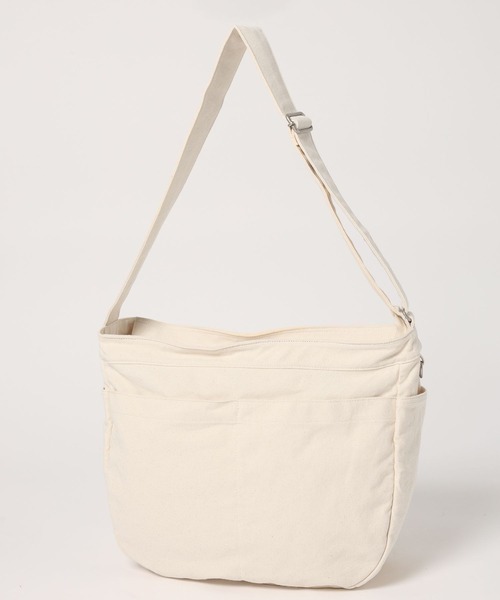 GLOBAL WORK（グローバルワーク）の「2WAYキャンバスZIPショルダー/288513（ショルダーバッグ・メンズ・ベージュ/ブラック/アイボリー・FREE）」の18枚目の写真