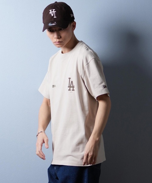 半袖Tシャツ★ニューエラ★CAPS ON THE スケートボード IVORY ムラサキスポーツ限定】NEW ERA/ニューエラ 半袖Tシャツ バック