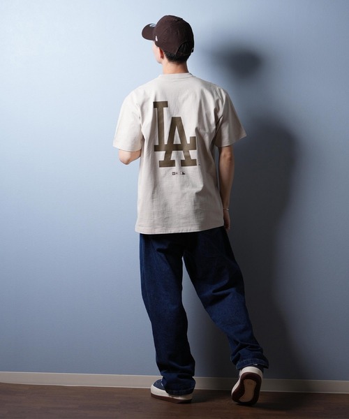 ムラサキスポーツ限定】NEW ERA/ニューエラ 半袖Tシャツ バック