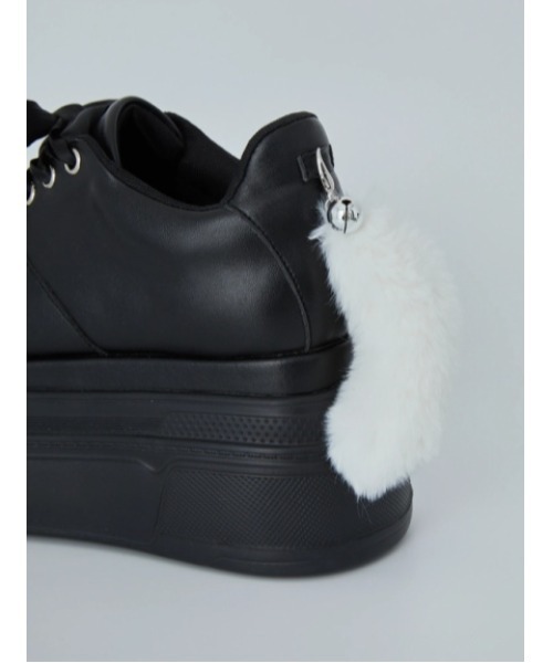 Jamie エーエヌケー（ジェイミーエーエヌケー）の「ネコちゃんスニーカー（スニーカー・レディース・ブラック・M/L）」の17枚目の写真