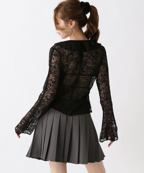 FOREVER 21（フォーエバー トゥエンティーワン）の「【2025SS】レースフリルブラウス（シャツ/ブラウス・レディース・ブラック/ピンク/ナチュラル・FREE）」の22枚目の写真