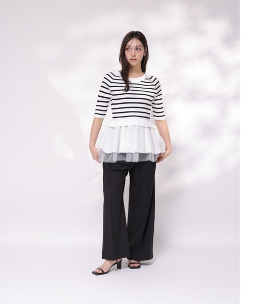 Rirandture（リランドチュール）の「ティアードペプラムチュニック