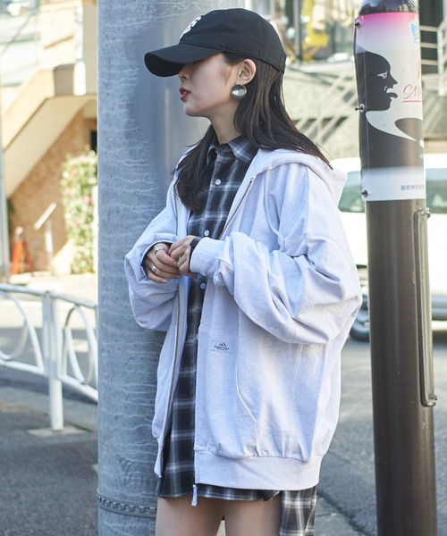 Franklin Climbing（フランクリンクライミング）の「【Franklin Climbing】ビックシルエットヴィンテージスウェットフーディープルオーバー（パーカー・メンズ・スカイブルー/ブラック/ライトグレー/レッド・LARGE/MEDIUM/X-LARGE）」の17枚目の写真