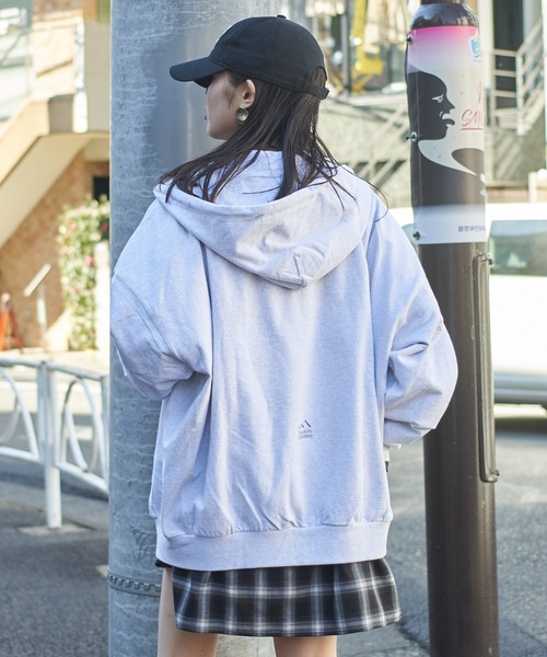 Franklin Climbing（フランクリンクライミング）の「【Franklin Climbing】ビックシルエットヴィンテージスウェットフーディープルオーバー（パーカー・メンズ・スカイブルー/ブラック/ライトグレー/レッド・LARGE/MEDIUM/X-LARGE）」の18枚目の写真