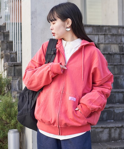 Franklin Climbing ビックシルエットブロックモンスターパーカー