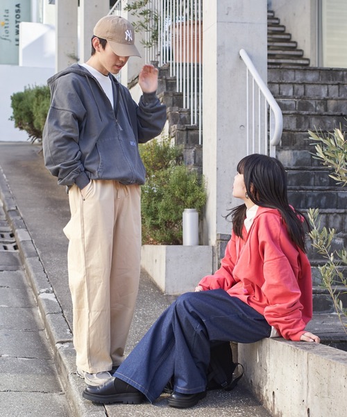 Franklin Climbing（フランクリンクライミング）の「【Franklin Climbing】ビックシルエットヴィンテージスウェットフーディープルオーバー（パーカー・メンズ・スカイブルー/ブラック/ライトグレー/レッド・LARGE/MEDIUM/X-LARGE）」の5枚目の写真