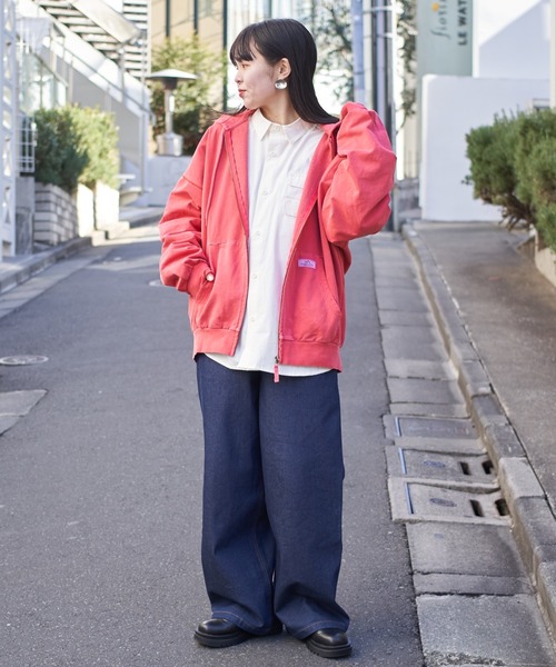 FREAK'S STORE｜ビッグシルエット チェック ジップアップ