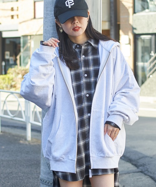 Franklin Climbing（フランクリンクライミング）の「【Franklin Climbing】ビックシルエットヴィンテージスウェットフーディープルオーバー（パーカー・メンズ・スカイブルー/ブラック/ライトグレー/レッド・LARGE/MEDIUM/X-LARGE）」の11枚目の写真