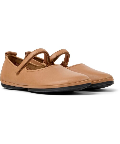 [美品]Camper RIGHT NINA フラットシューズ　本革　37 カンペール CAMPER RIGHT NINA / フラットシューズ （ブラック