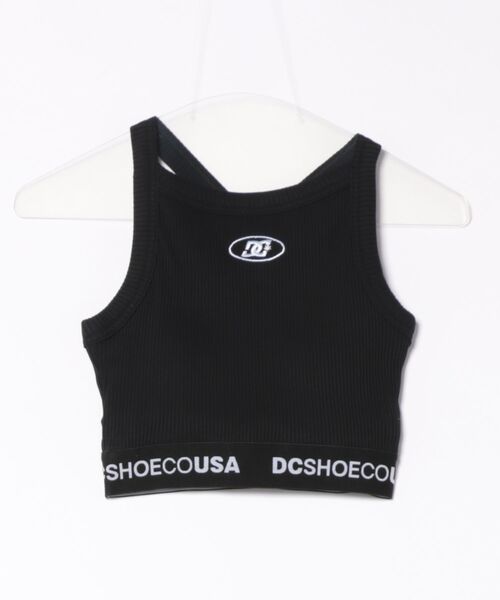 セール】DC/ディーシー タンクトップ リブ カップ付 クロップド
