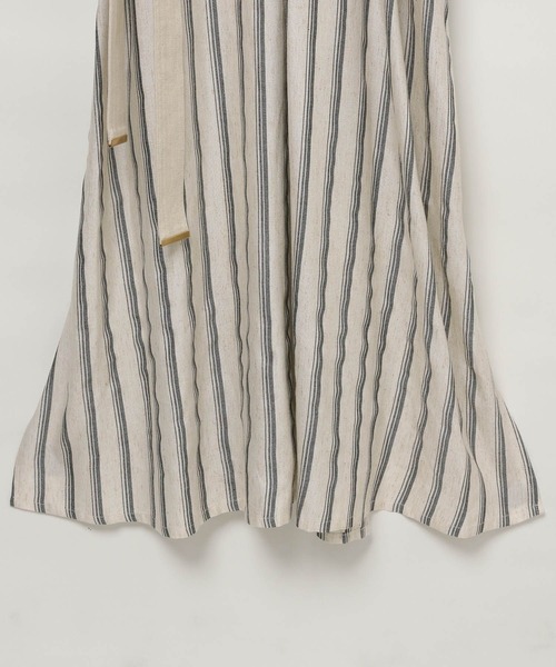 AMERICAN RAG CIE(アメリカンラグシー)の「【AMERICAN RAG CIE】ストライプワンピース(WOMEN)(ワンピース・レディース・ナチュラル/オレンジ・FREE)」の3枚目の写真