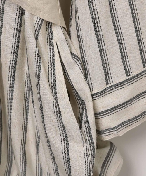 AMERICAN RAG CIE(アメリカンラグシー)の「【AMERICAN RAG CIE】ストライプワンピース(WOMEN)(ワンピース・レディース・ナチュラル/オレンジ・FREE)」の6枚目の写真