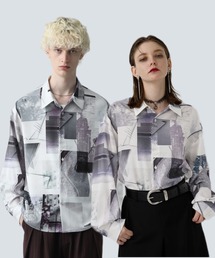 未使用❤︎ AZUL ブラウス　花柄　トップス　シャツ　Tシャツ　ホワイト　半袖 トップス（ホワイト/白色系・花柄・ボタニカル柄）ファッション