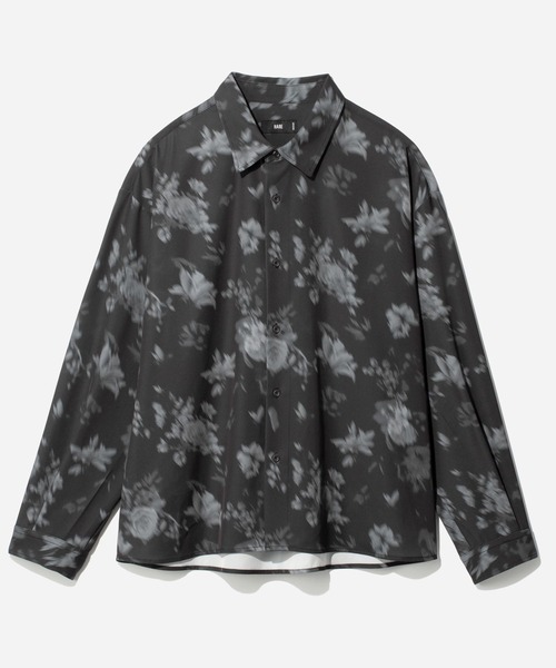 HARE(ハレ)の「【WEB限定】マルチマテリアルパターンシャツ(HARE)(シャツ/ブラウス・メンズ・ブラック系その他/グリーン系その他/ブルー系その他/ホワイト系その他/ホワイト系その他2/ホワイト系その他3/パープル系その他/ブルー系その他2・MEDIUM/LARGE/SMALL)」の1枚目の写真