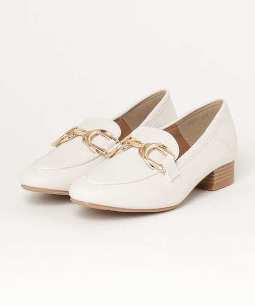 EVOL（イーボル）の「EVOL / 【晴雨兼用・軽量】晴バックルソフトローファー / IY5653（ローファー・レディース・シルバー/アイボリー/ブラック・23.5cm/24.0cm/24.5㎝/23.0cm）」の10枚目の写真