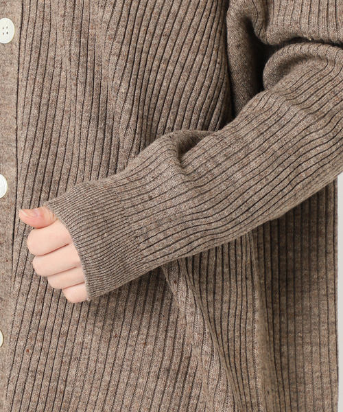 セール】jazz linen rib カーディガン（カーディガン/ボレロ）｜Plage