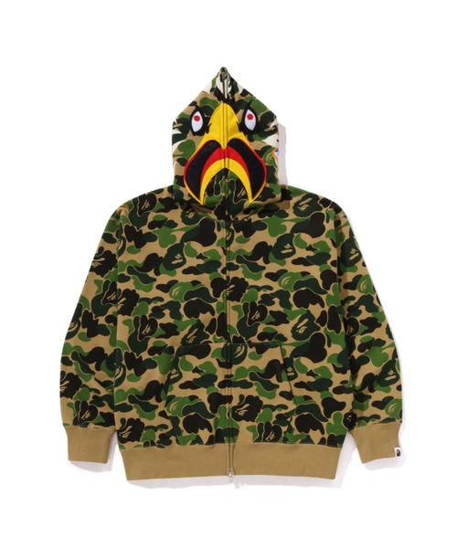 BAPE X READYMADE ABC CAMO EAGLE RELAXED FIT FULL ZIP HOODIE 