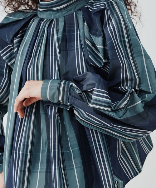 【GALERIE VIE】シルクタフタオーバーシャツ シルクタフタオーバーシャツ | GALERIE VIE (Women)/ギャルリー
