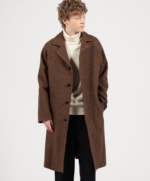 【定番！必須！】デペトリロ製　エリコフォルミコラ　コート フィットと柄。ERRICO FORMICOLAのハウンドトゥースジャケット | シフクノ