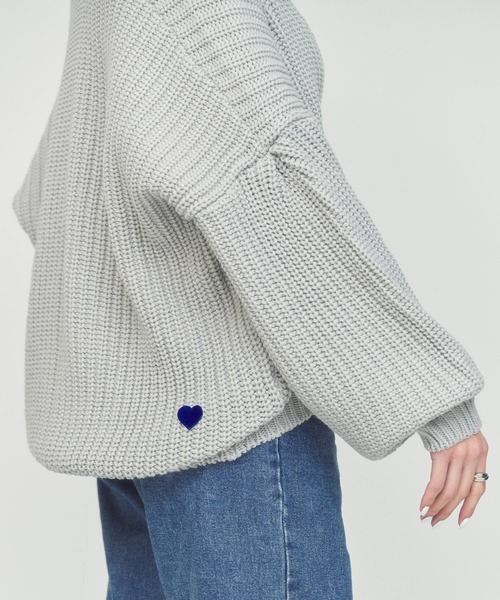 BLUE×PALANG(ブルーパラン)の「【ZOZOTOWN限定カラー】BIG CARDIGAN(カーディガン/ボレロ・レディース・ブルー/アイボリー/グレー/ブラック・FREE)」の22枚目の写真