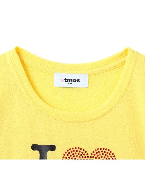 atmos pink（アトモスピンク）の「atmos pink I LOVE PINK T-shirt / アトモス ピンク アイ ラブ ピンク ティシャツ（Tシャツ/カットソー・レディース・イエロー/ブラック/ピンク/ホワイト・M/S）」の15枚目の写真