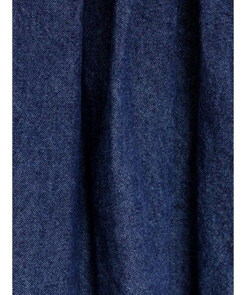 Samansa Mos2（サマンサ モスモス）の「デニム・ツイル前後2WAYベスト（ベスト・レディース・ブルー/サックスブルー/キナリ・F）」の8枚目の写真