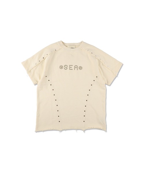 WIND AND SEA(ウィンダンシー)の「Sulfer Acid C-off S/S Top(Tシャツ/カットソー・メンズ・チャコール/アイボリー/ブラック・XL/S/M/L)」の8枚目の写真
