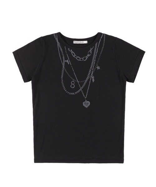 FANCY CLUB(ファンシークラブ)の「【再入荷】FANCY CLUB/NECKLACE T(Tシャツ/カットソー・レディース・ブラック/ホワイト・FREE)」の20枚目の写真