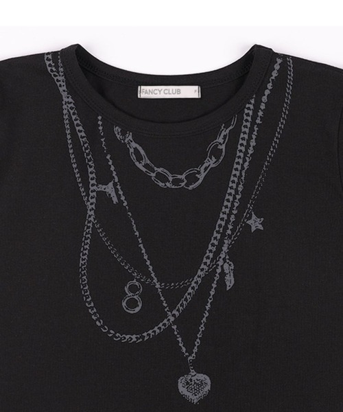 FANCY CLUB(ファンシークラブ)の「【再入荷】FANCY CLUB/NECKLACE T(Tシャツ/カットソー・レディース・ブラック/ホワイト・FREE)」の22枚目の写真