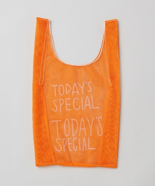 TODAY'S SPECIAL（トゥデイズスペシャル）の「【数量限定】【TODAY'S SPECIAL】ネットマルシェバッグ S/361320（エコバッグ/サブバッグ・レディース・オレンジ・SMALL）」の2枚目の写真