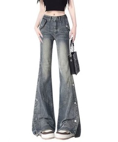 パンツ AMERI STUDS DETAIL STRAIGHT DENIM PANTS STUDS DETAIL STRAIGHT DENIM PANTS