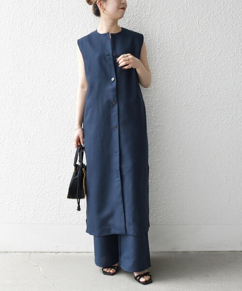 新品未使用☆セリーヌ☆ワンピース☆パンツ☆セットアップ☆サイズ90 CELINE（セリーヌ） Triomphe Stripe Silk Dress ワンピースドレス