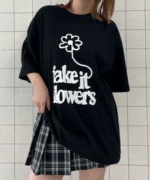 WOND/fake it flowersビッグT