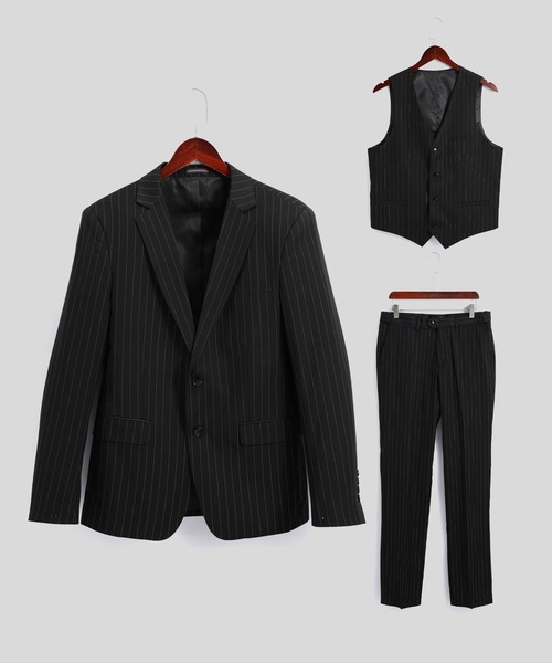 セール】【Cloudstyle】ストライプ スーツセットアップ ジャケット