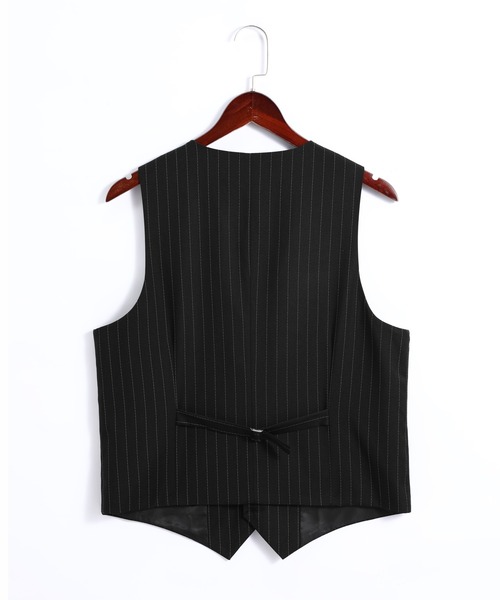 Cloudstyle】ストライプ セットアップ ジャケット＆パンツ＆ベスト