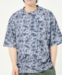 カットサッカー総柄プリントTEE(M1)