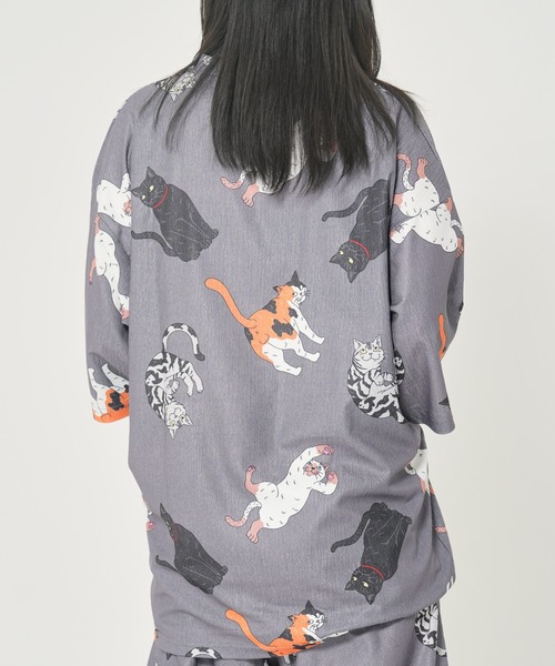 CORISCO（コリスコ）の「カットサッカー総柄プリントTEE(M1)（Tシャツ/カットソー・メンズ・その他2/その他5/その他4/その他6/その他1/その他3・LARGE/MEDIUM/X-LARGE）」の8枚目の写真