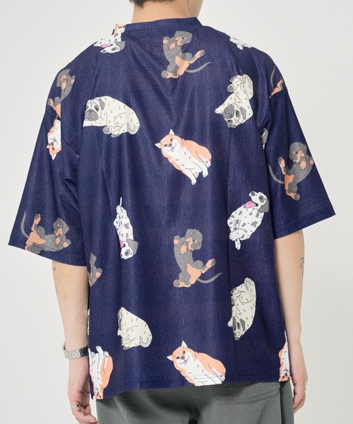 CORISCO（コリスコ）の「カットサッカー総柄プリントTEE(M1)（Tシャツ/カットソー・メンズ・その他2/その他5/その他4/その他6/その他1/その他3・LARGE/MEDIUM/X-LARGE）」の11枚目の写真