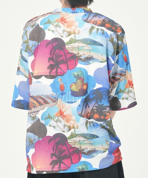 CORISCO（コリスコ）の「カットサッカー総柄プリントTEE(M1)（Tシャツ/カットソー・メンズ・その他2/その他5/その他4/その他6/その他1/その他3・LARGE/MEDIUM/X-LARGE）」の17枚目の写真