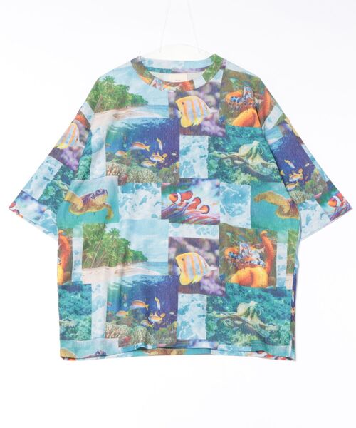 CORISCO（コリスコ）の「カットサッカー総柄プリントTEE(M1)（Tシャツ/カットソー・メンズ・その他2/その他5/その他4/その他6/その他1/その他3・LARGE/MEDIUM/X-LARGE）」の15枚目の写真