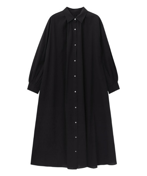 RASW（ラス）の「[RASW]ボリュームシャツワンピース（シャツワンピース・レディース・ブラック/オフホワイト/ホワイト×ネイビー・PM/M/L）」の22枚目の写真