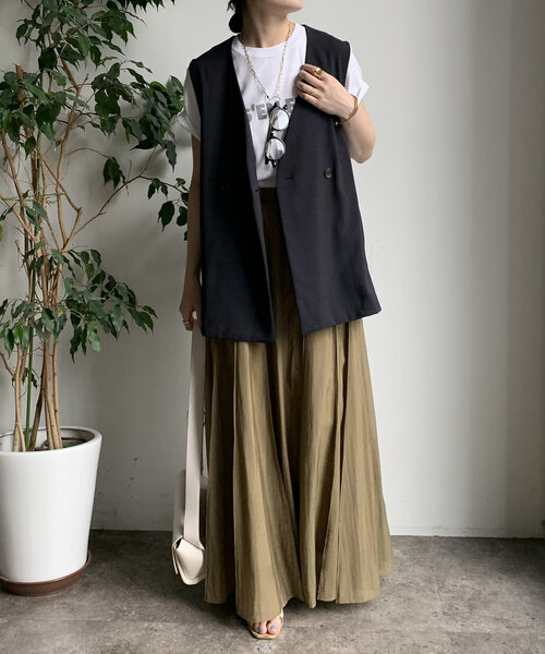 DouDou（ドゥドゥ）の「【WEB限定】接触冷感ベスト（ベスト・レディース・ベージュ/チャコールグレー/ブラック・FREE）」の13枚目の写真