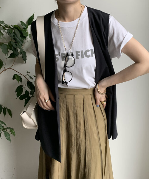 DouDou（ドゥドゥ）の「【WEB限定】接触冷感ベスト（ベスト・レディース・ベージュ/チャコールグレー/ブラック・FREE）」の18枚目の写真