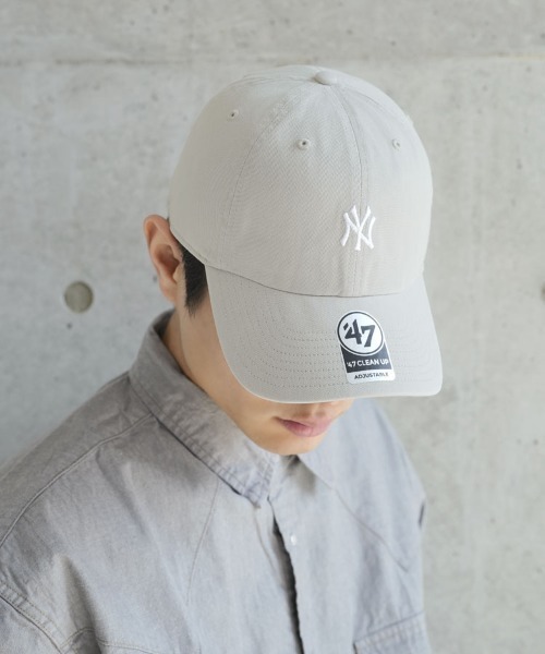 '47（フォーティーセブン）の「【'47】Baserunner '47 CLEAN UP MINILOGO ('47 クリーンナップ ベースランナー ミニロゴ) / 25カラー（キャップ・メンズ・ブラック/カーキ/ブラック系その他2/ブラウン系その他/ブラック系その他/グレー/レッド系その他2/ホワイト/レッド系その他/ベージュ系その他/ホワイト系その他/ロイヤルブルー/チャコール/ネイビー/ブルー系その他/ブラウン/ベージュ系その他2/グリーン系その他/グリーン系その他2/アイボリー/ブルー系その他2/ナチュラル/ブラック系その他3/ダークグリーン/ピンク・F）」の8枚目の写真