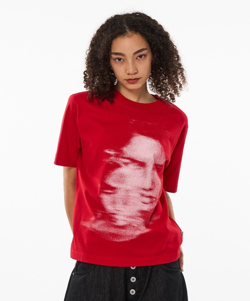 WISH FOR EVER（ウィッシュフォーエバー）の「DOUBLE FACE PICHI & TIGHT SHORT T/ダブルフェイスピチ＆タイトショートT（Tシャツ/カットソー・メンズ・ブラック/グレー/ネイビー/レッド・MEDIUM/LARGE/SMALL/X-SMALL）」の4枚目の写真