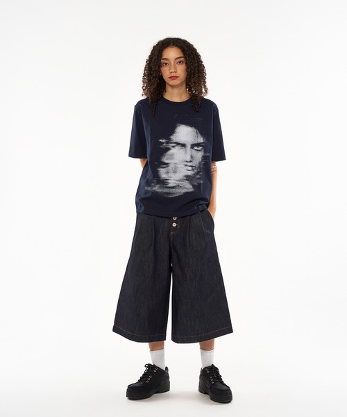 WISH FOR EVER(ウィッシュフォーエバー)の「DOUBLE FACE PICHI & TIGHT SHORT T/ダブルフェイスピチ&タイトショートT(Tシャツ/カットソー・メンズ・ブラック/グレー/ネイビー/レッド/ブラウン/ダークオリーブ・MEDIUM/LARGE/SMALL/X-SMALL)」の19枚目の写真
